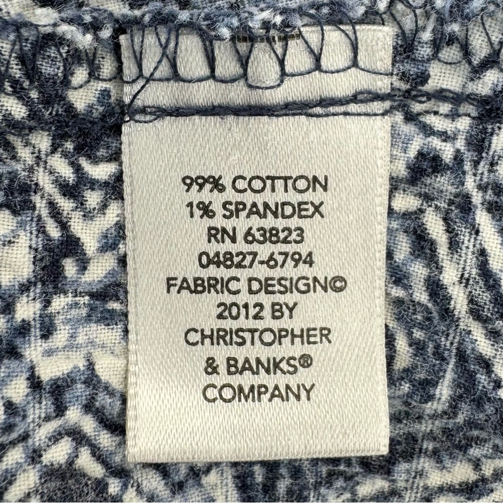 Christopher & Banks Roll Sleeve Top - Picture 7 of 16